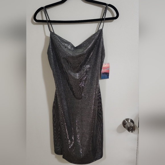 Haley & June Dresses & Skirts - Elegant Silver Dress